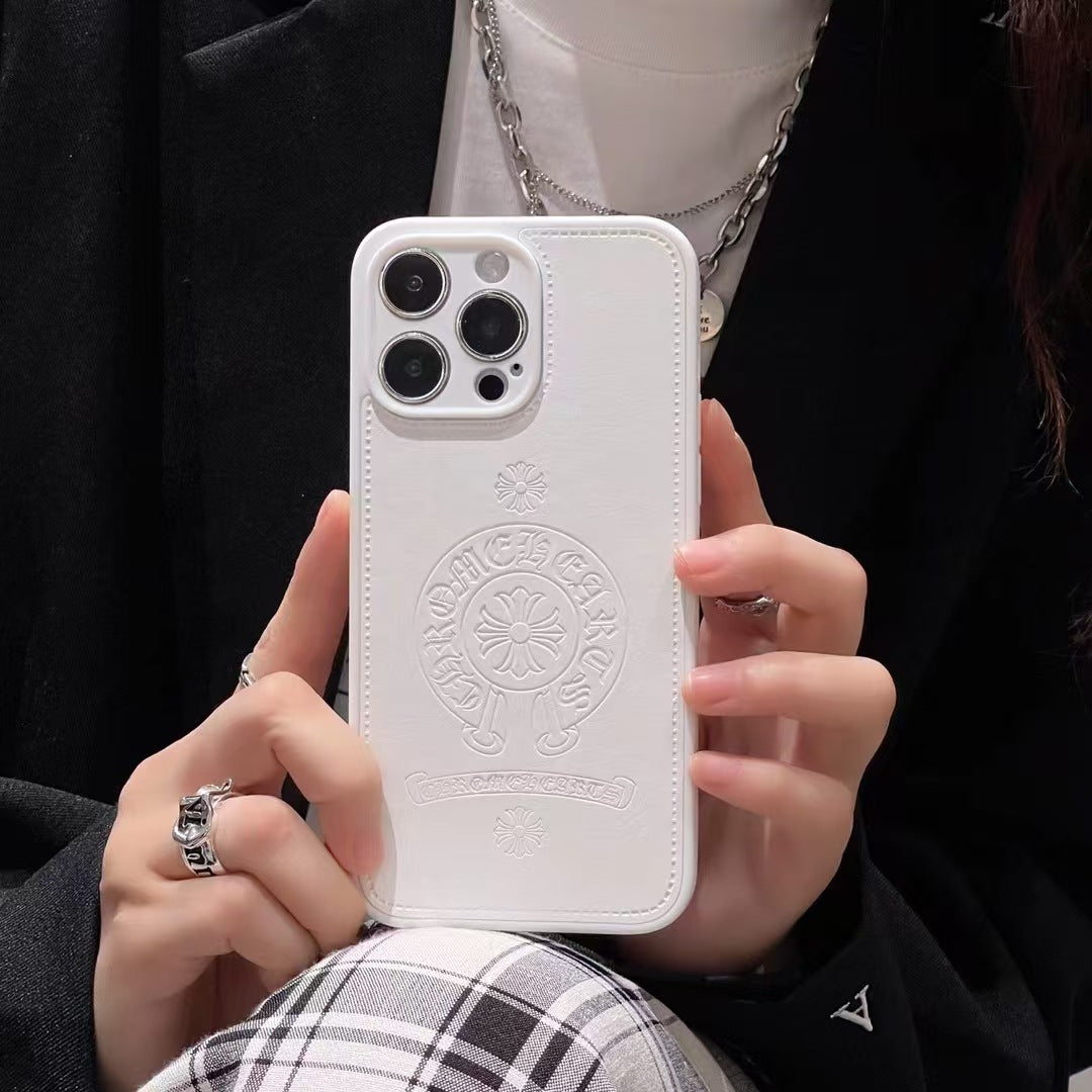 New Chrome Hearts Leather iPhone Case