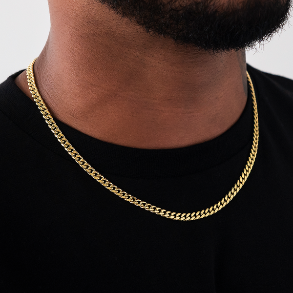 Miami Cuban Chain in Yellow Gold - 5mm