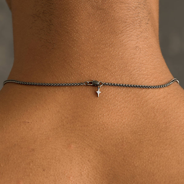 Palm Chain in Black - 2mm