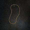 GLD X Bloody Osiris 5mm Lab Diamond Canary Tennis Chain in Solid Yellow Gold