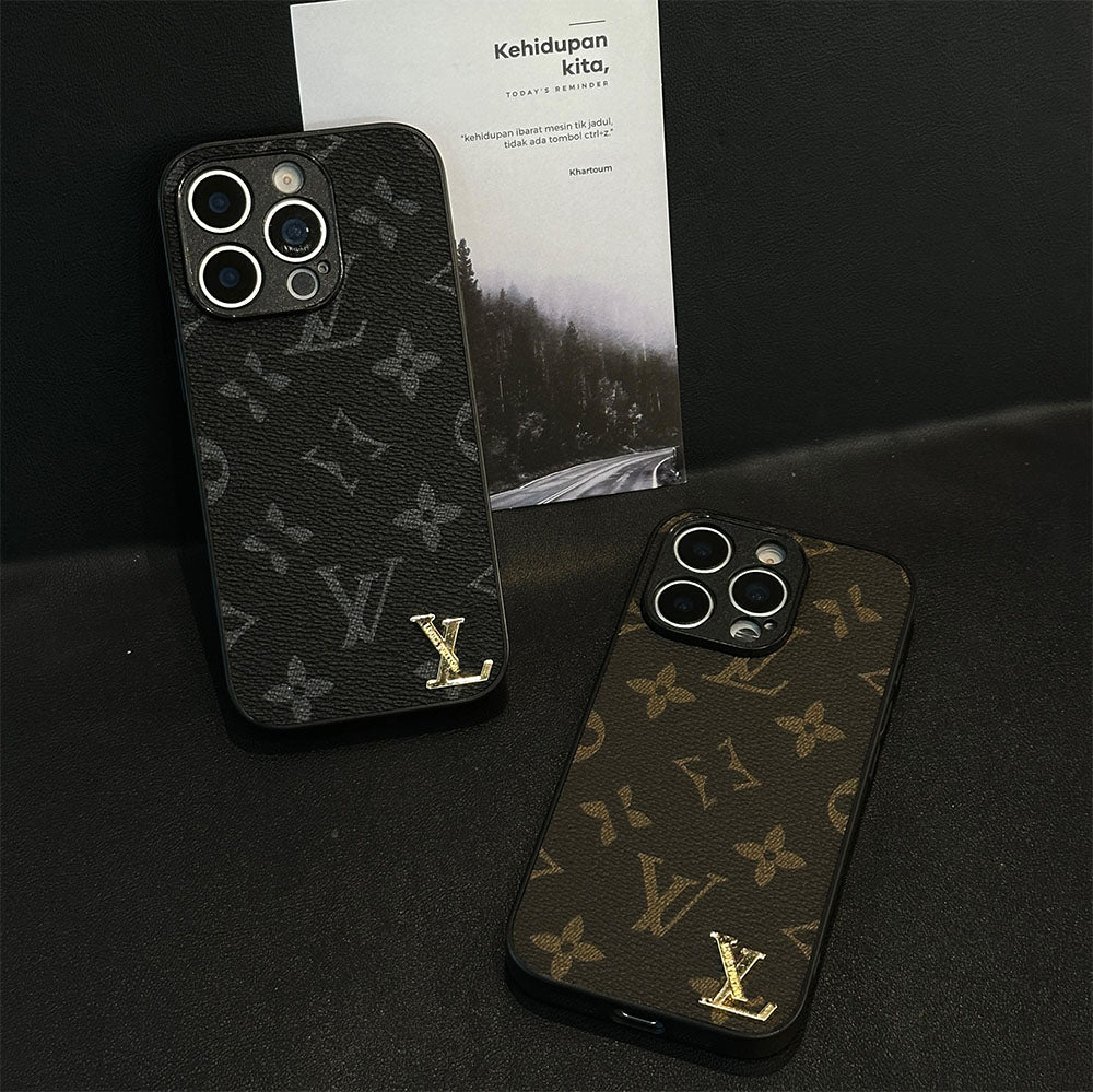 Classic Luxury Leather iPhone Case