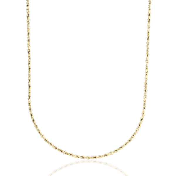 Rope Chain in Yellow Gold - 2mm