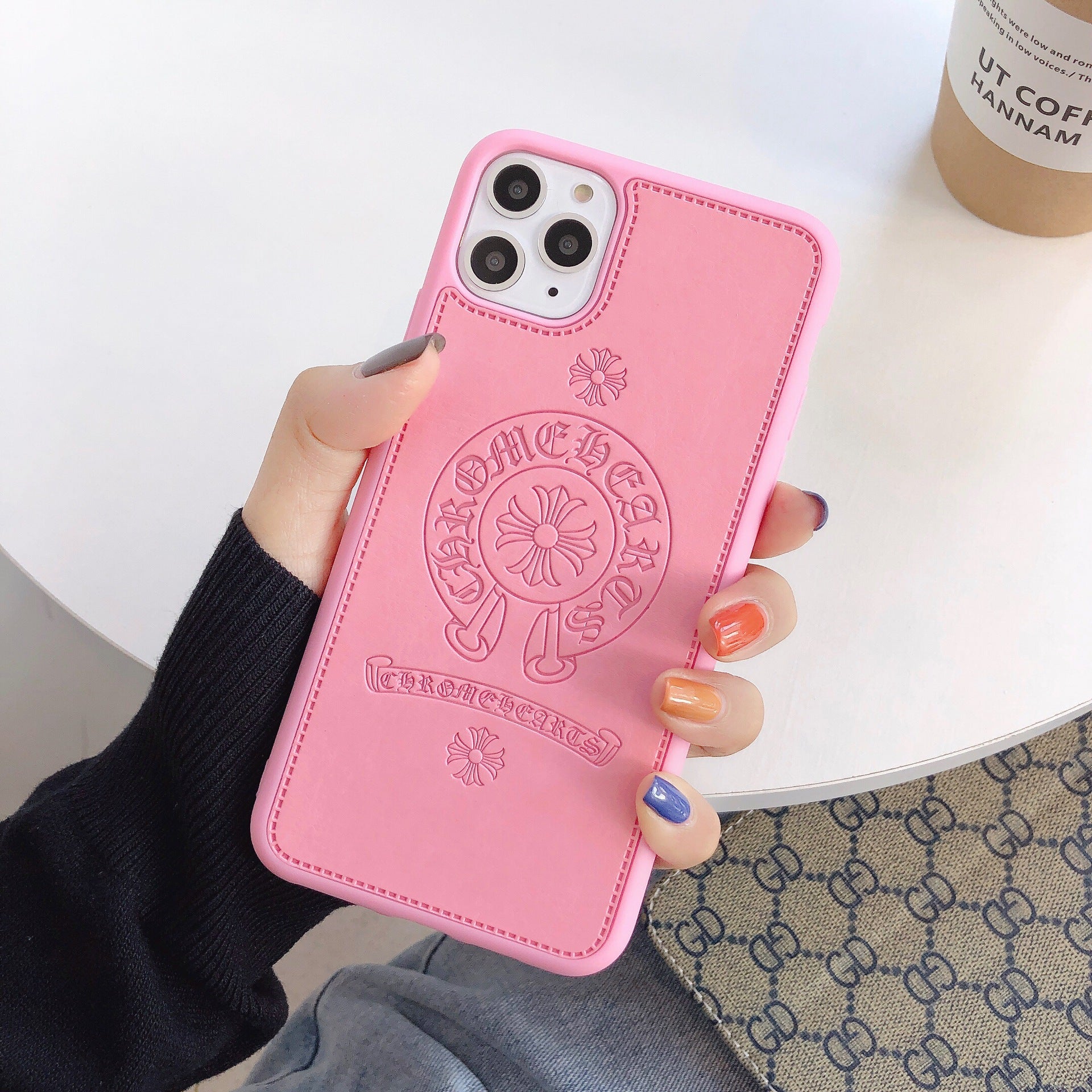 New Chrome Hearts Leather iPhone Case