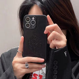 New Chrome Hearts Leather iPhone Case