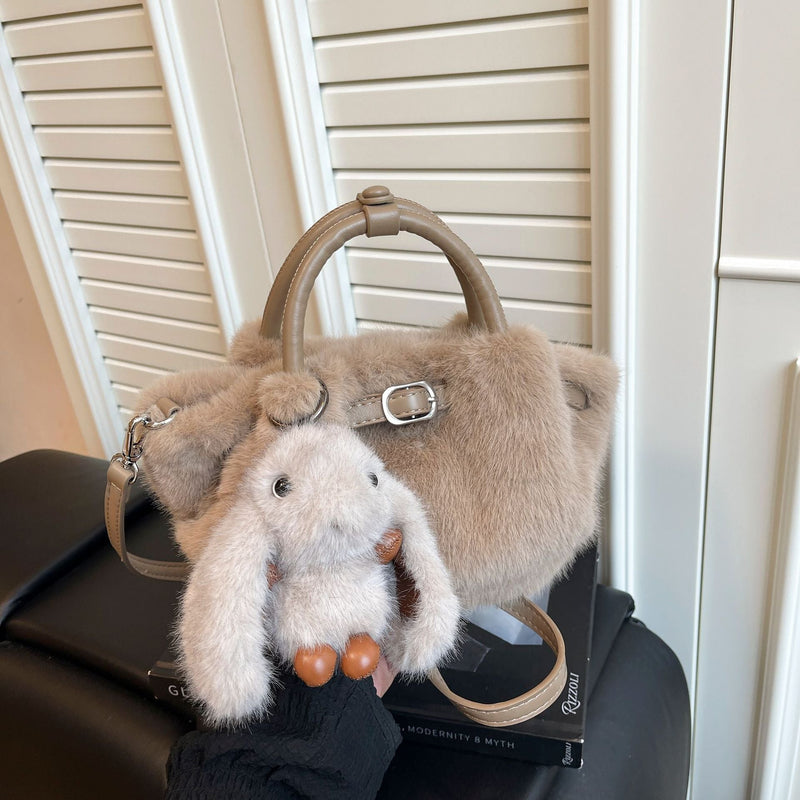 Niche Cute Portable Bucket Bag Large Capacity Daily Casual Shoulder Messenger Bag