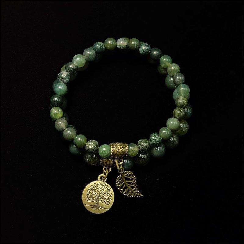 Vintage Tree of Life Leaf Bracelet