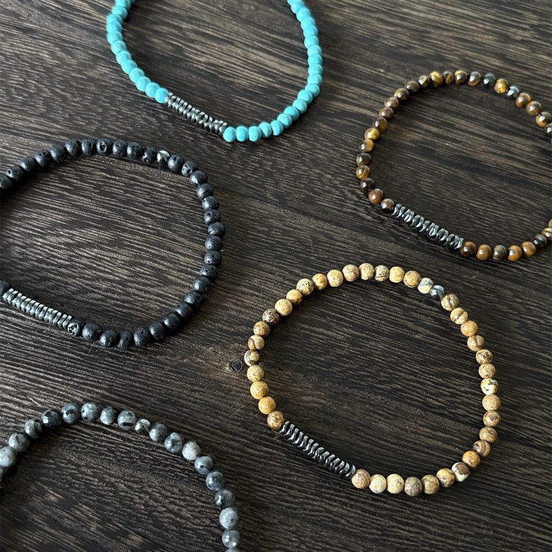 Vintage Agarwood Beaded Bracelet Collection