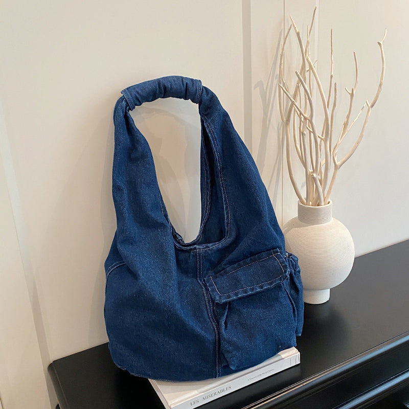 Retro Shoulder Bag - High-End Texture Simple Lazy Wind Commuter Bag