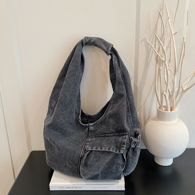 Retro Shoulder Bag - High-End Texture Simple Lazy Wind Commuter Bag
