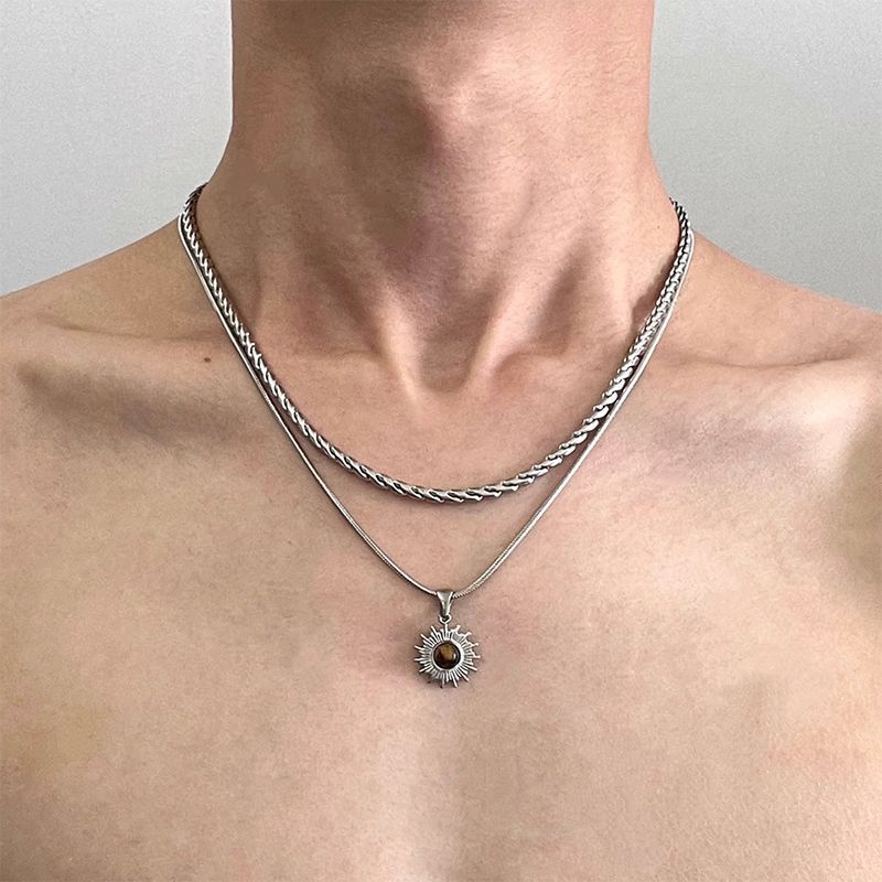 Sunburst Layered Necklace Collection