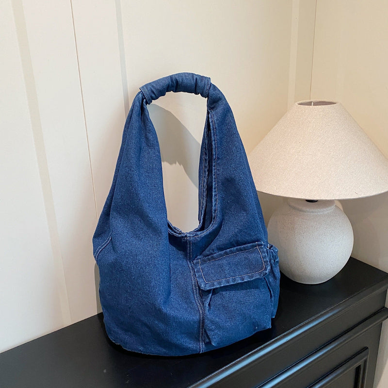 Retro Shoulder Bag - High-End Texture Simple Lazy Wind Commuter Bag