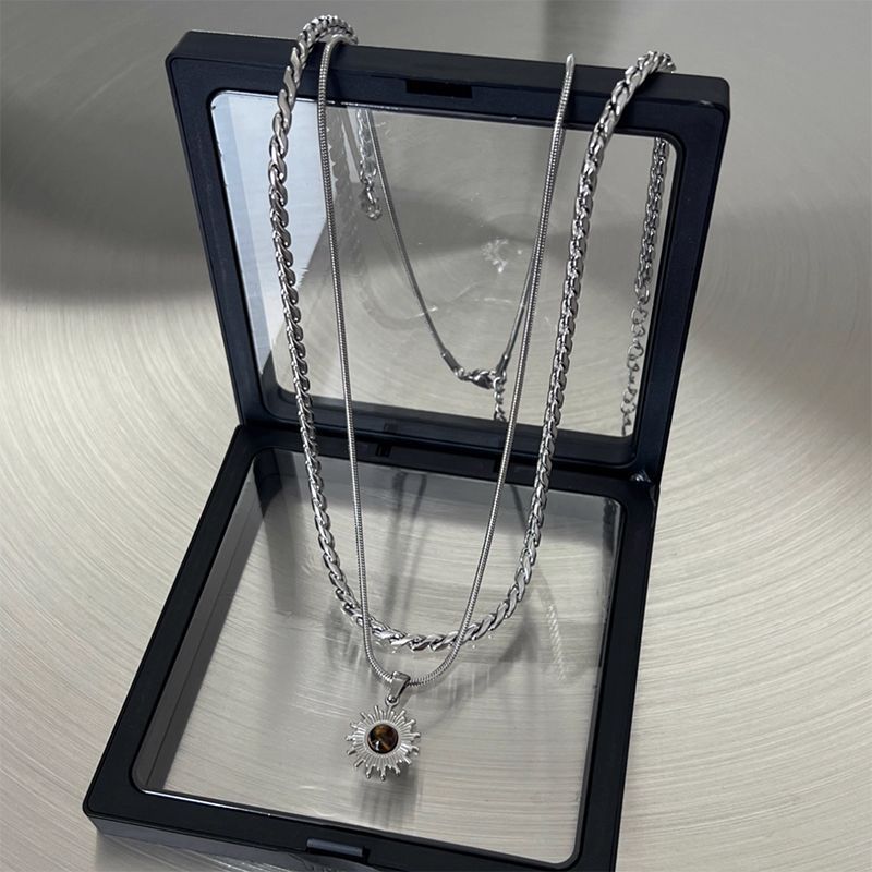 Sunburst Layered Necklace Collection