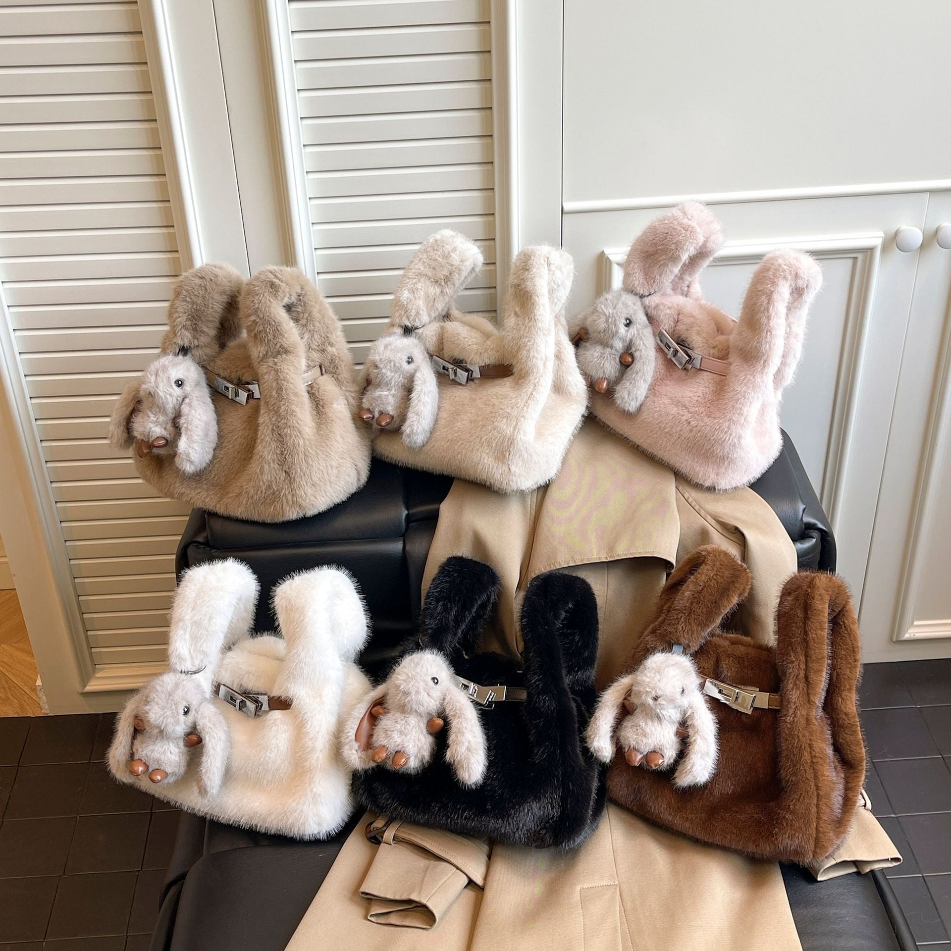 Furry Bag Vest Casual Fashion Handbag Plush Niche