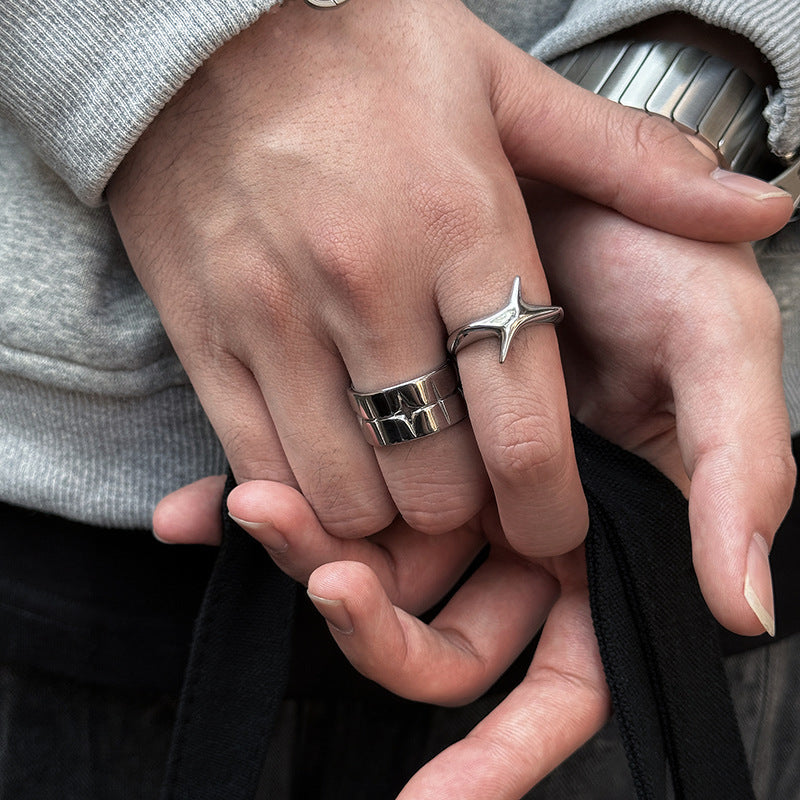 Starlight Wide Adjustable Ring