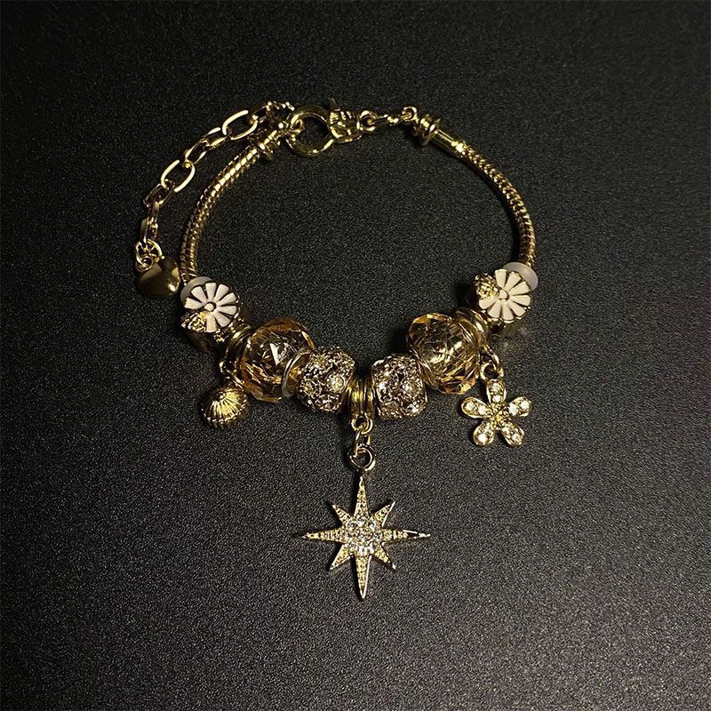 Vintage Audrey Eight-Point Star Bracelet