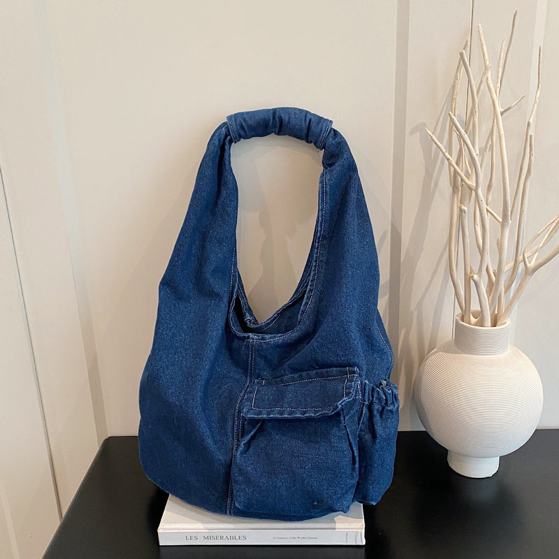 Retro Shoulder Bag - High-End Texture Simple Lazy Wind Commuter Bag