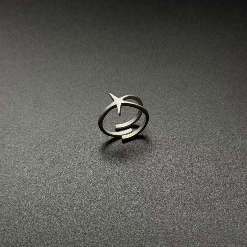 Vintage Starfish Adjustable Ring