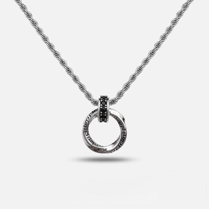 Möbius Loop Pendant Necklace