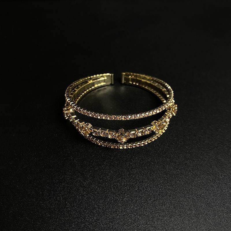 Vintage Morgath Triple-Layer Gold Bangle