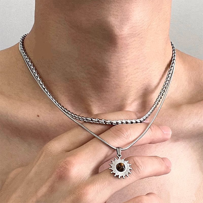 Sunburst Layered Necklace Collection