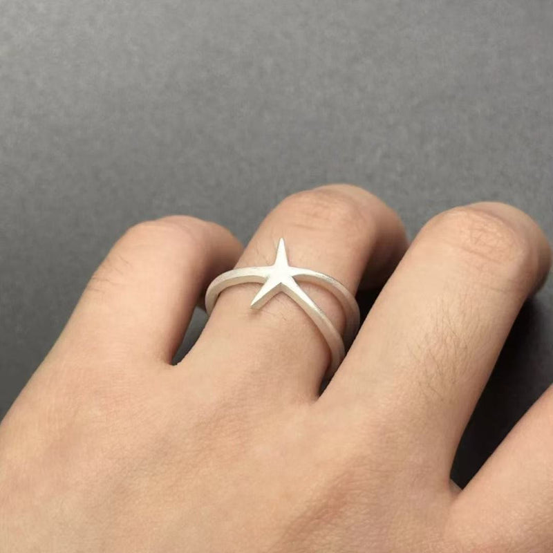 Vintage Starfish Adjustable Ring