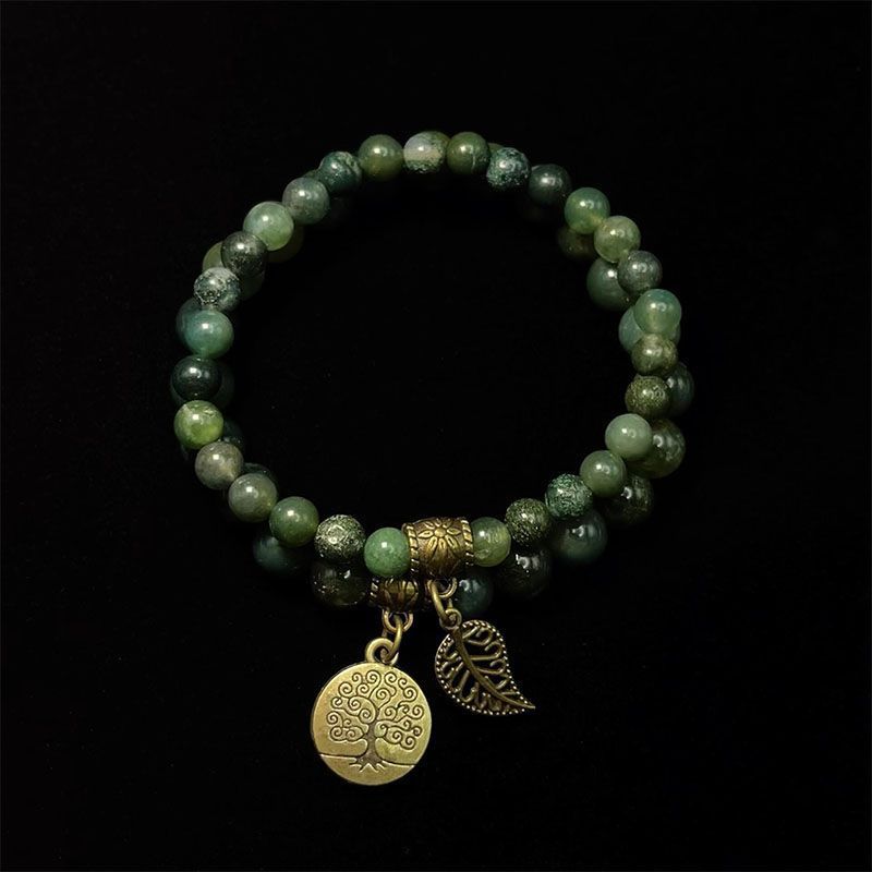 Vintage Tree of Life Leaf Bracelet