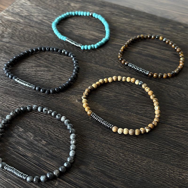 Vintage Agarwood Beaded Bracelet Collection