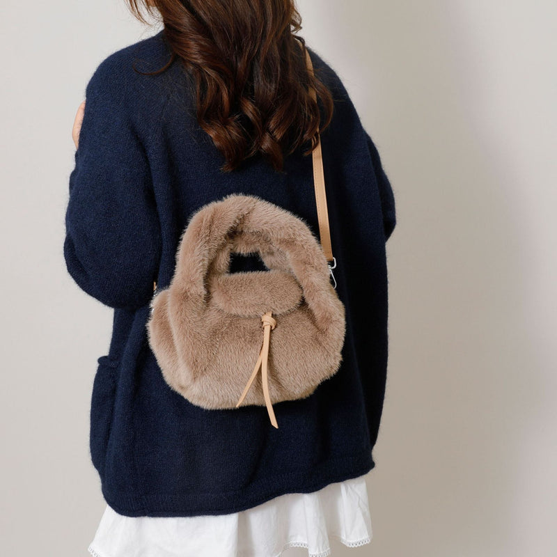 Versatile Portable Small Bag - Simple Plush Fashion Shoulder Bag