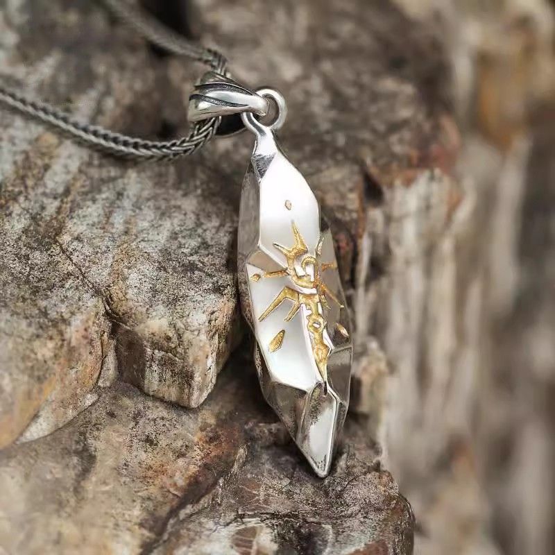 Vintage Wishing Stone Pendant Necklace