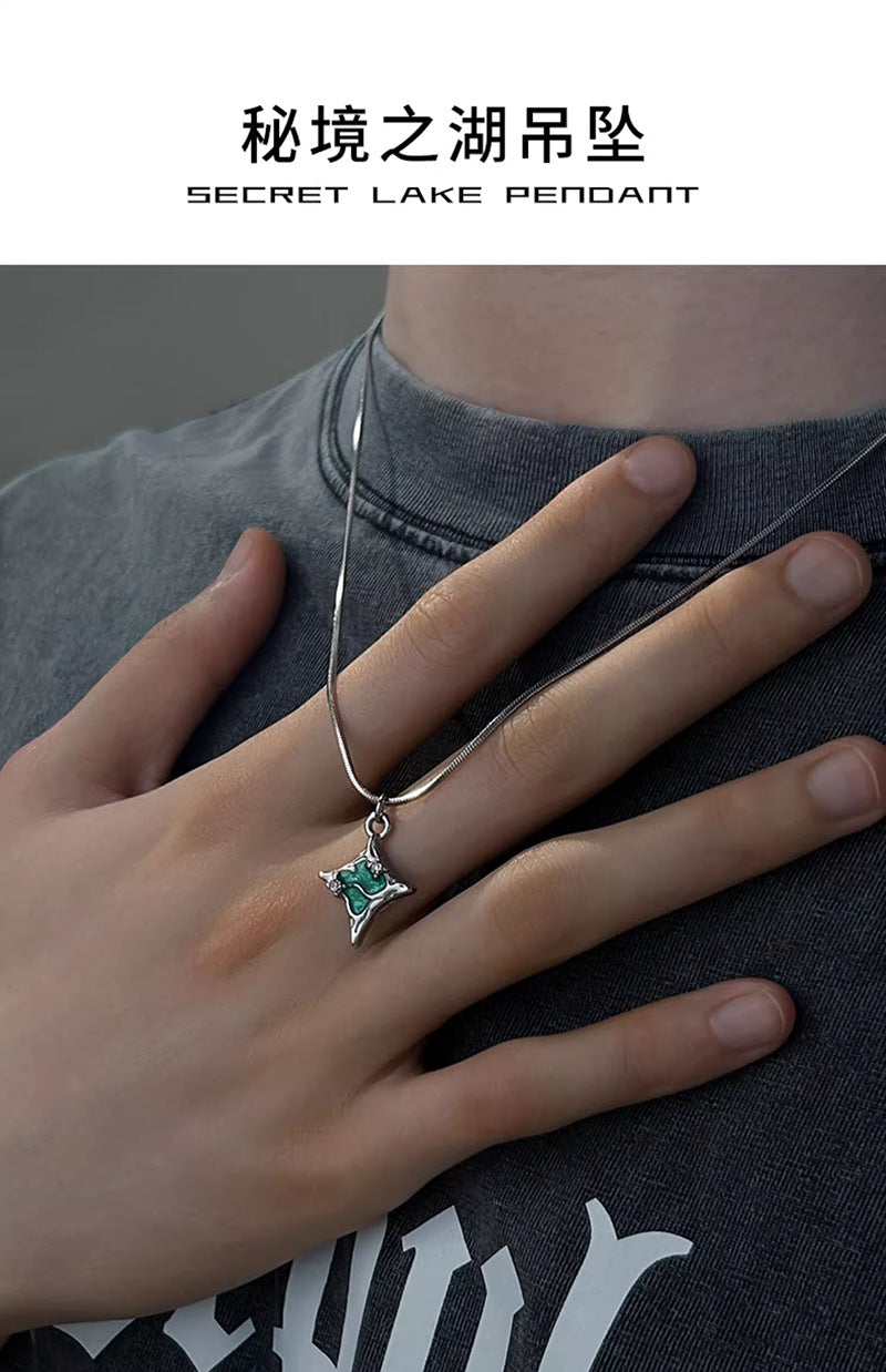Hidden Lake Pendant Necklace