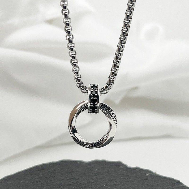 Möbius Loop Pendant Necklace