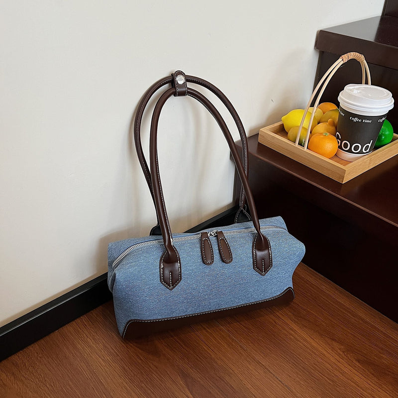 Dongdaemun Denim Armpit Bag Trendy Shoulder Handbag