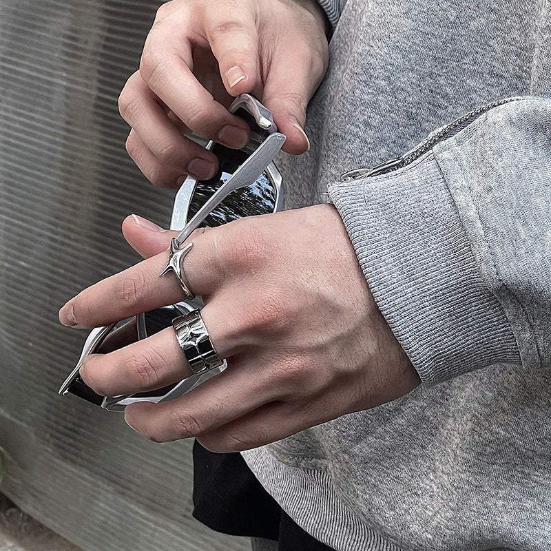 Starlight Wide Adjustable Ring