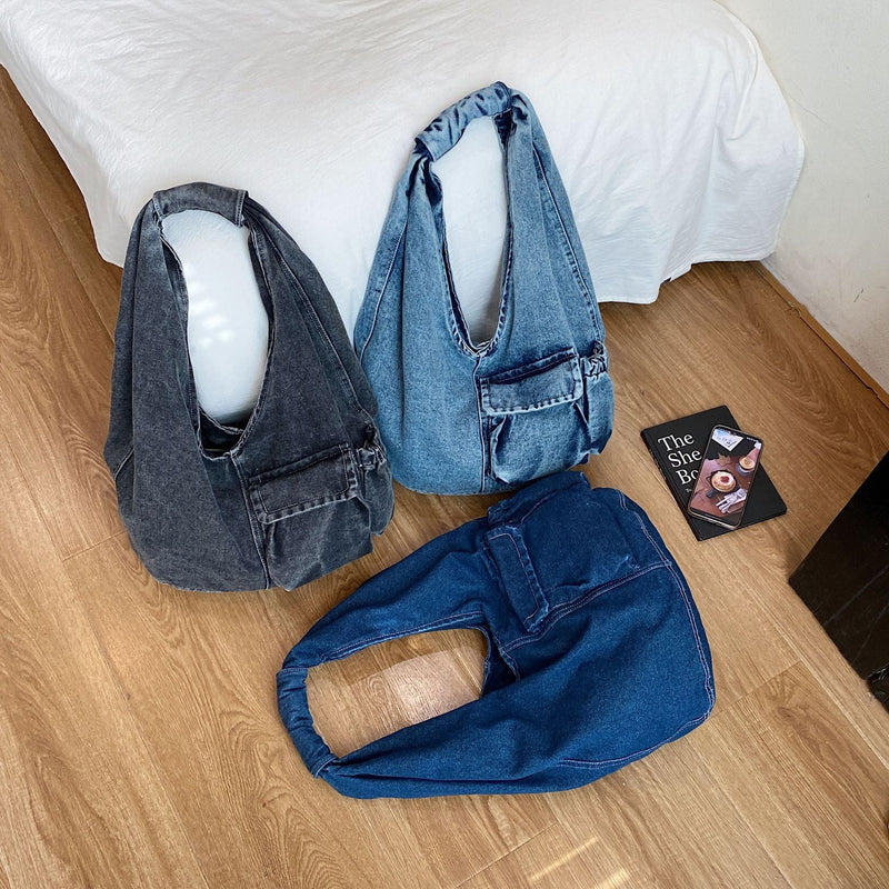 Retro Shoulder Bag - High-End Texture Simple Lazy Wind Commuter Bag