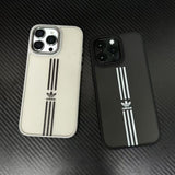 Simple Stripe Frosted iPhone Case