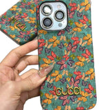 Vintage Oil Painting Wood Grain iPhone Case