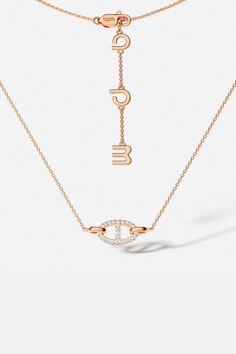 Marine Necklace Ocean Wave Pendant