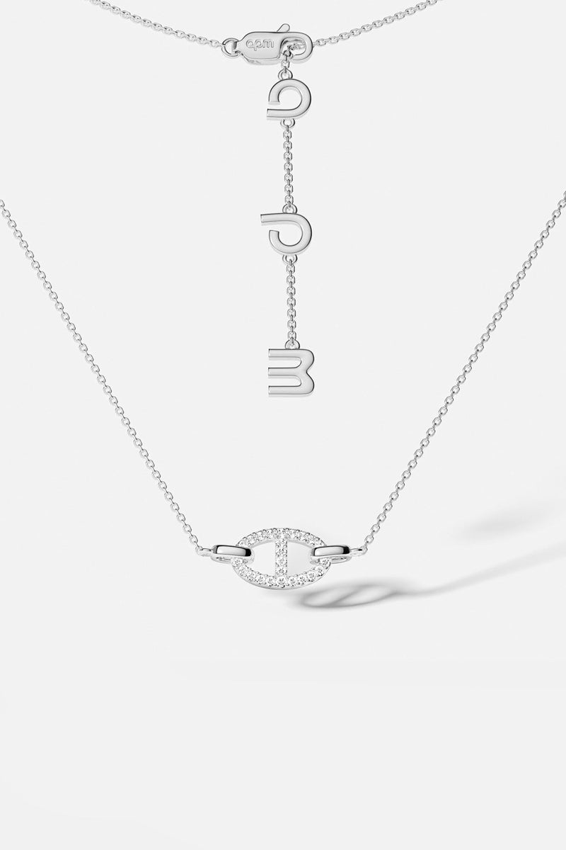 Marine Necklace Ocean Wave Pendant
