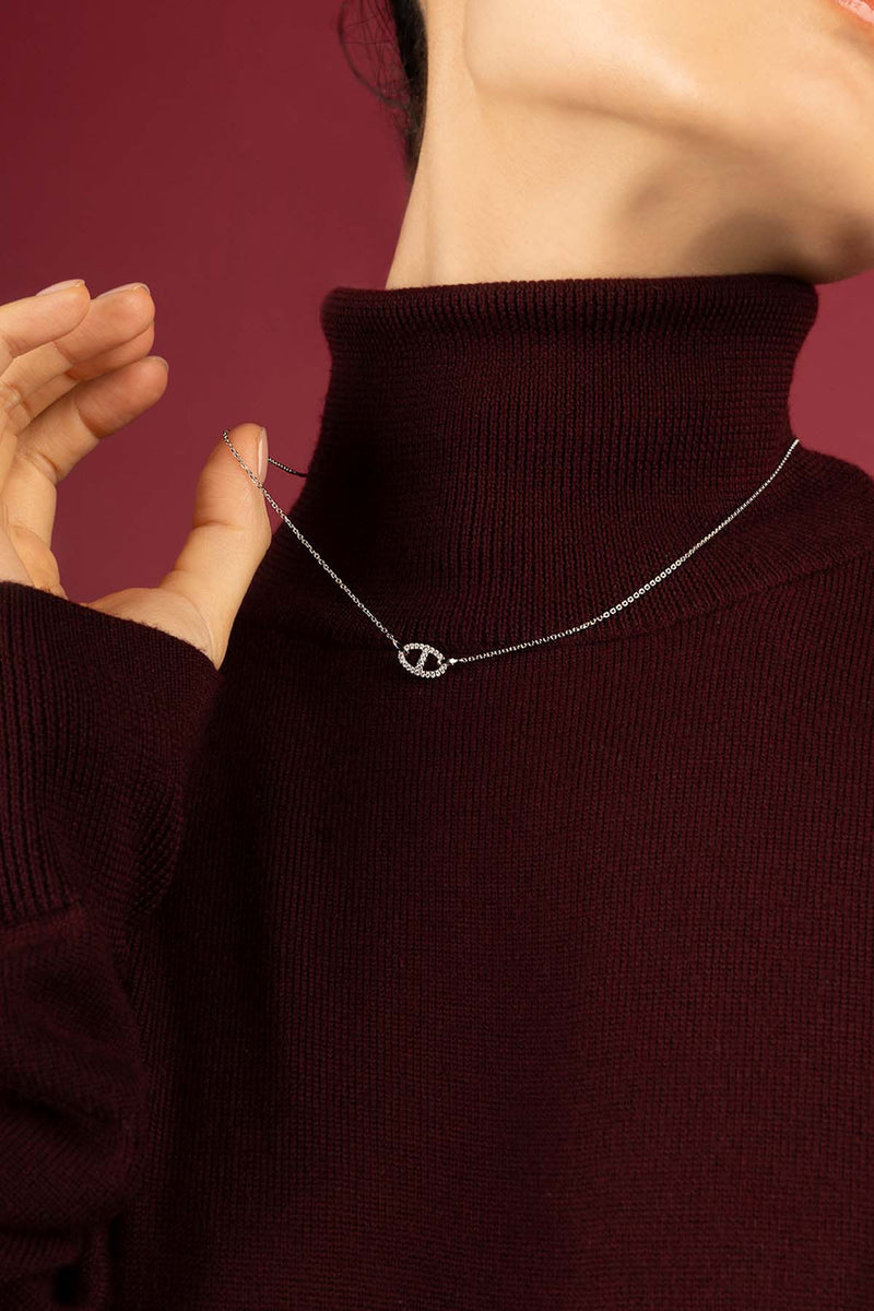 Marine Necklace Ocean Wave Pendant