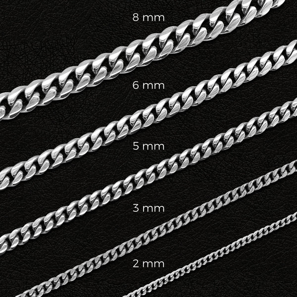 Miami Cuban Chain in White Gold - 5mm